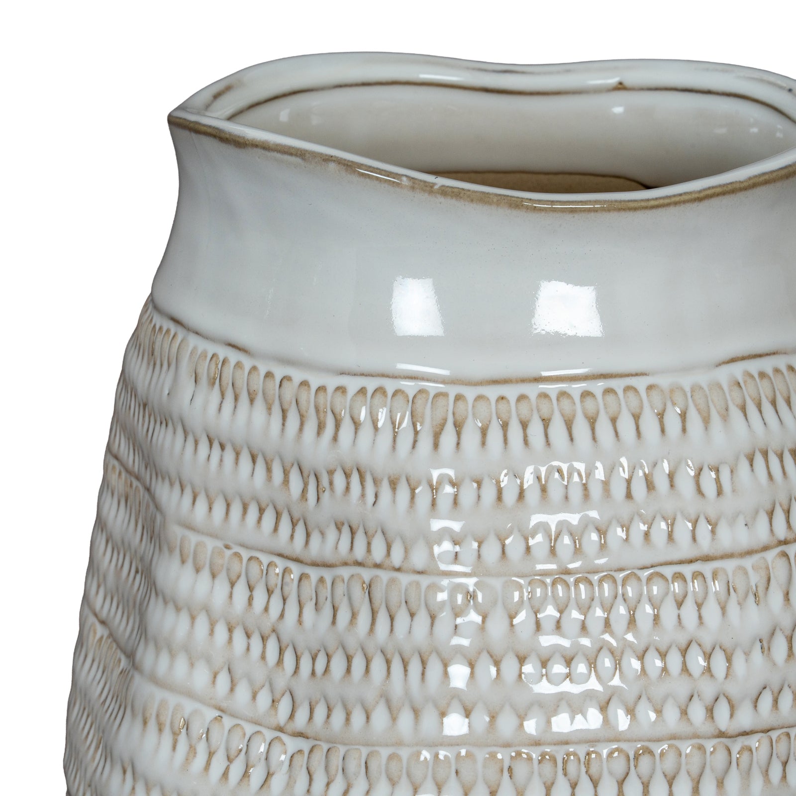 Tava Wide Hewn Vase