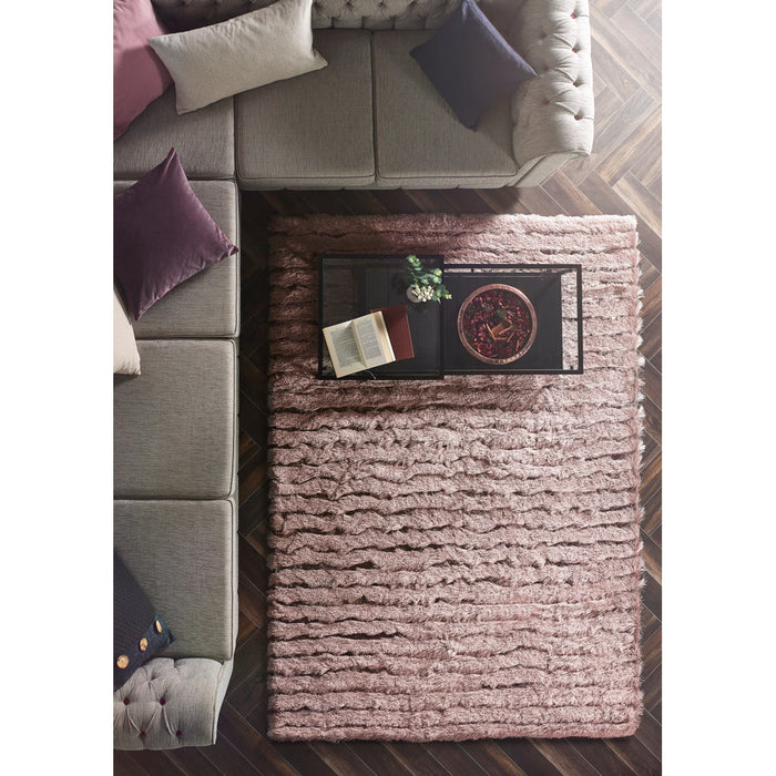 Origins Carved Glamour Adobe Rose Rug