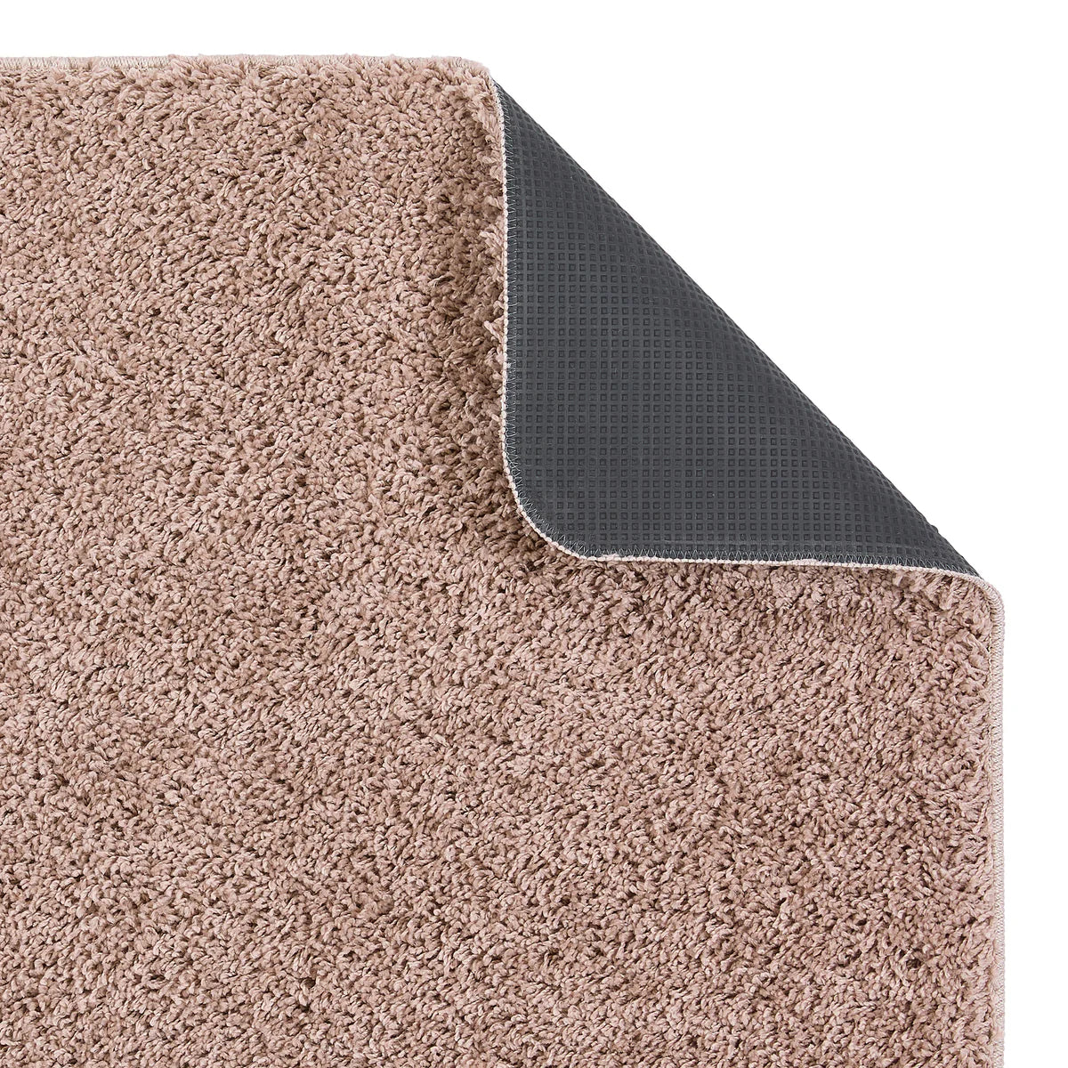 Tapis ultra épais, moelleux, antidérapant et résistant-Gris anthracite