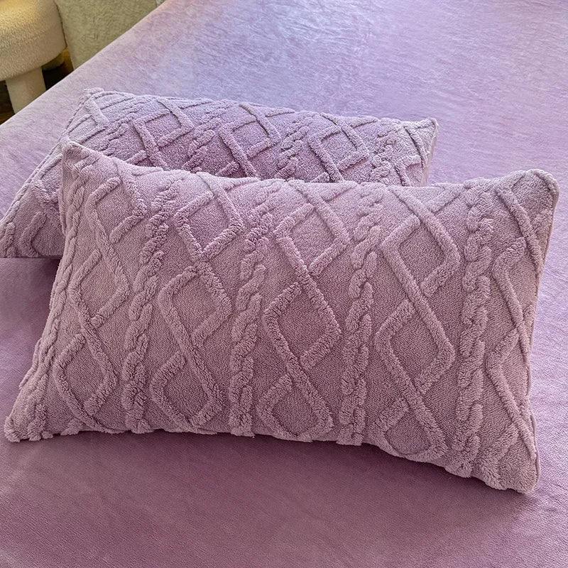 2 federe per lenzuolo con angoli testurizzato ultra morbido