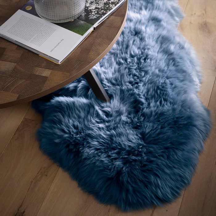 Origins Genuine Sheepskin Navy Rug