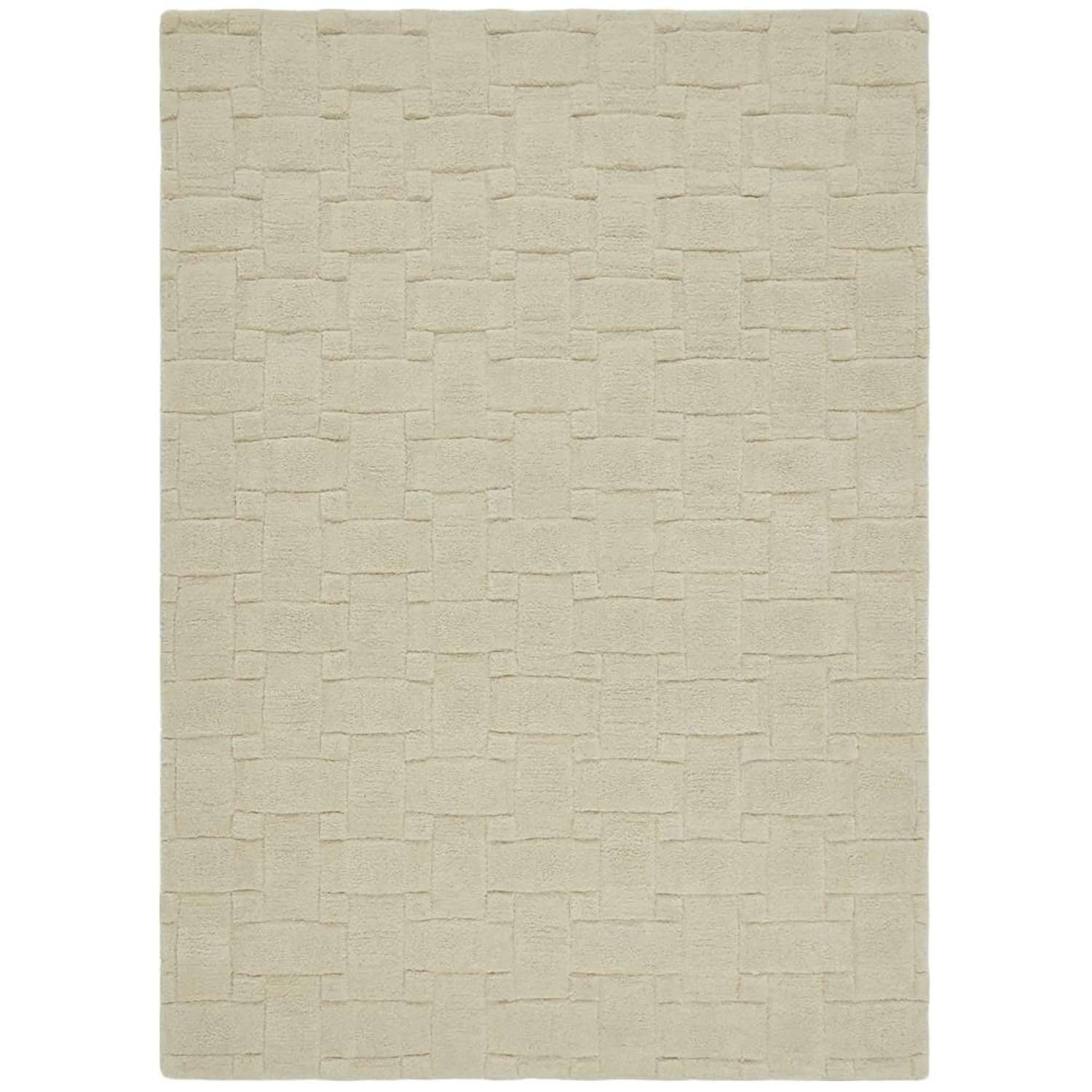 Origins Basketweave 3D New Ivory Rug