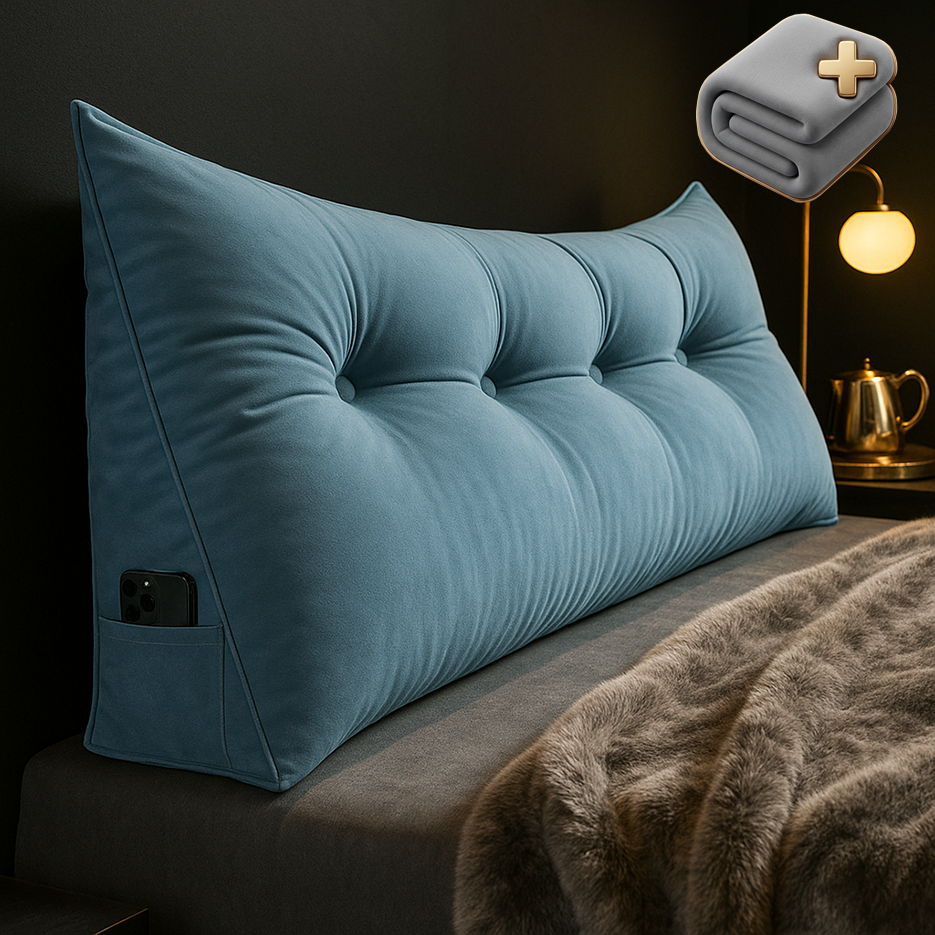 Extra hoes voor luxe wigkussen