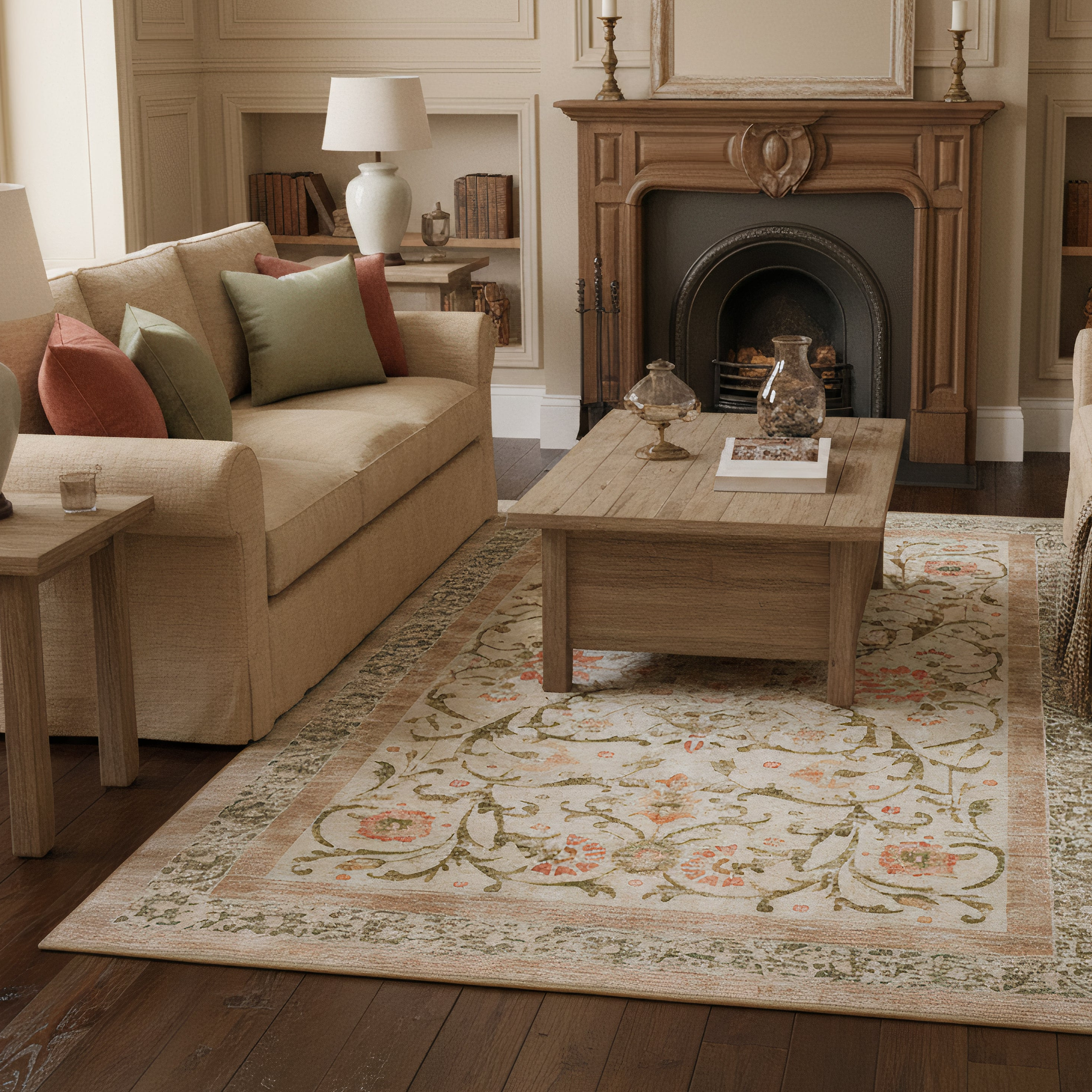 {SVENDITA DI LIQUIDAZIONE} Tappeto eco-lavabile - Country Paisley (185x275cm)