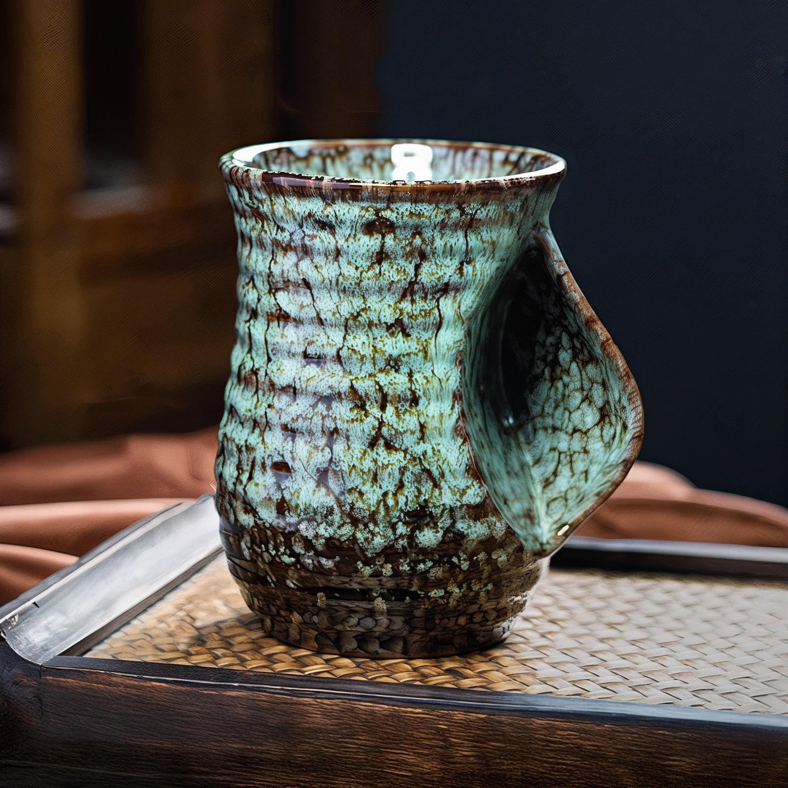 Large Ceramic Abstract Coffee Cups