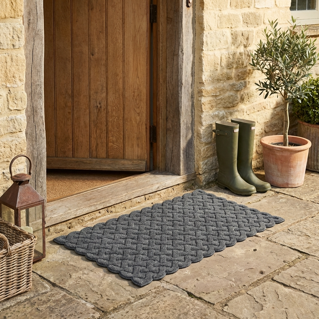 Cross Hatch Indoor / Outdoor Mat - 45x75cm