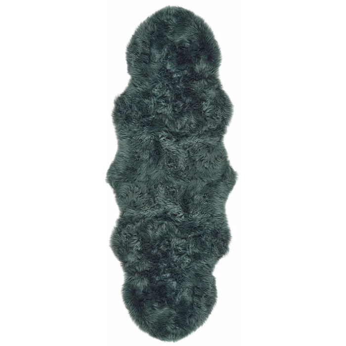 Origins Genuine Sheepskin Forest Green Rug