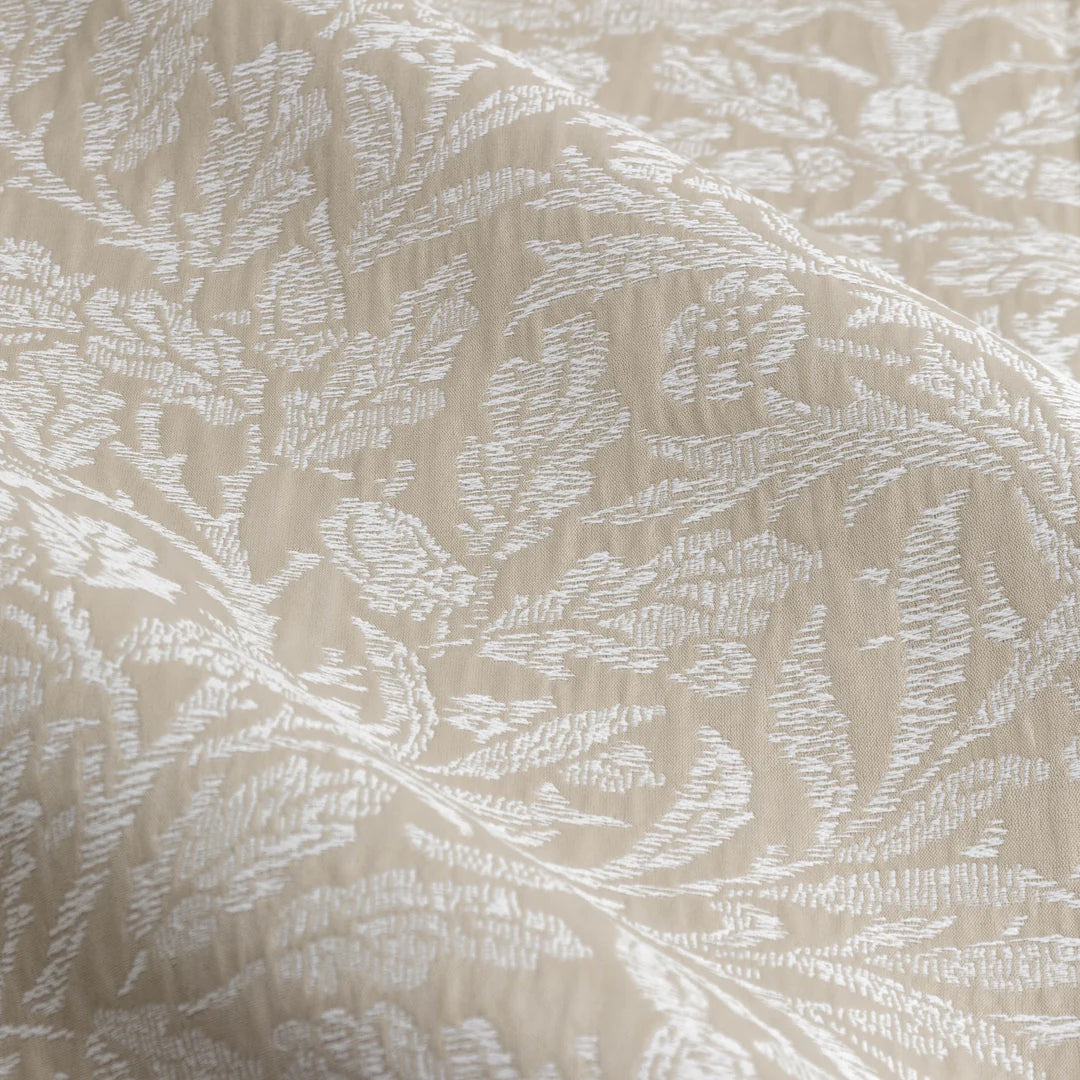 Tende a pieghe a matita in jacquard opaco tonale Acorn - Lino
