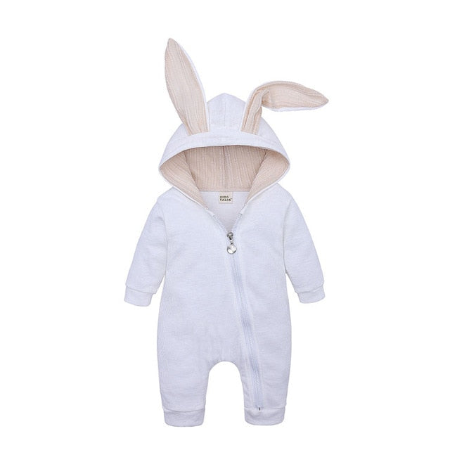 {CLEARANCE SALE} Hooded Rabbit Baby Onesie