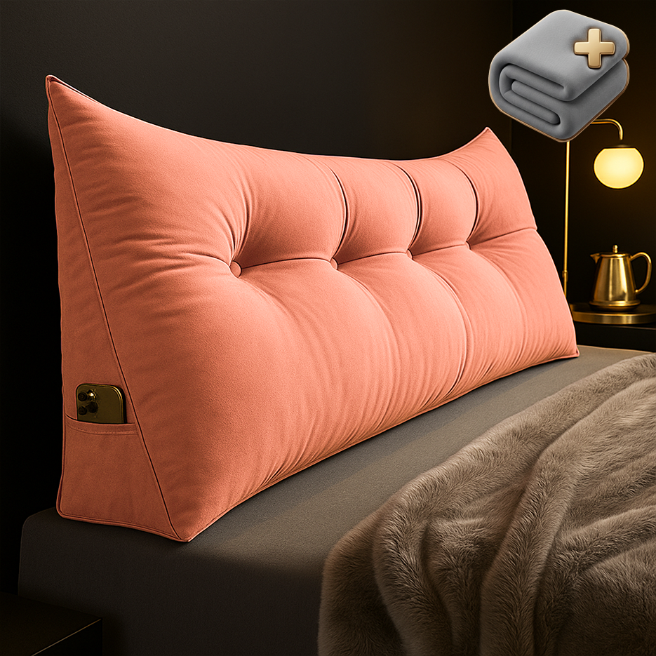 Extra hoes voor luxe wigkussen