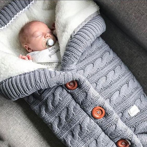 Soft Knitted Sleeping Bag