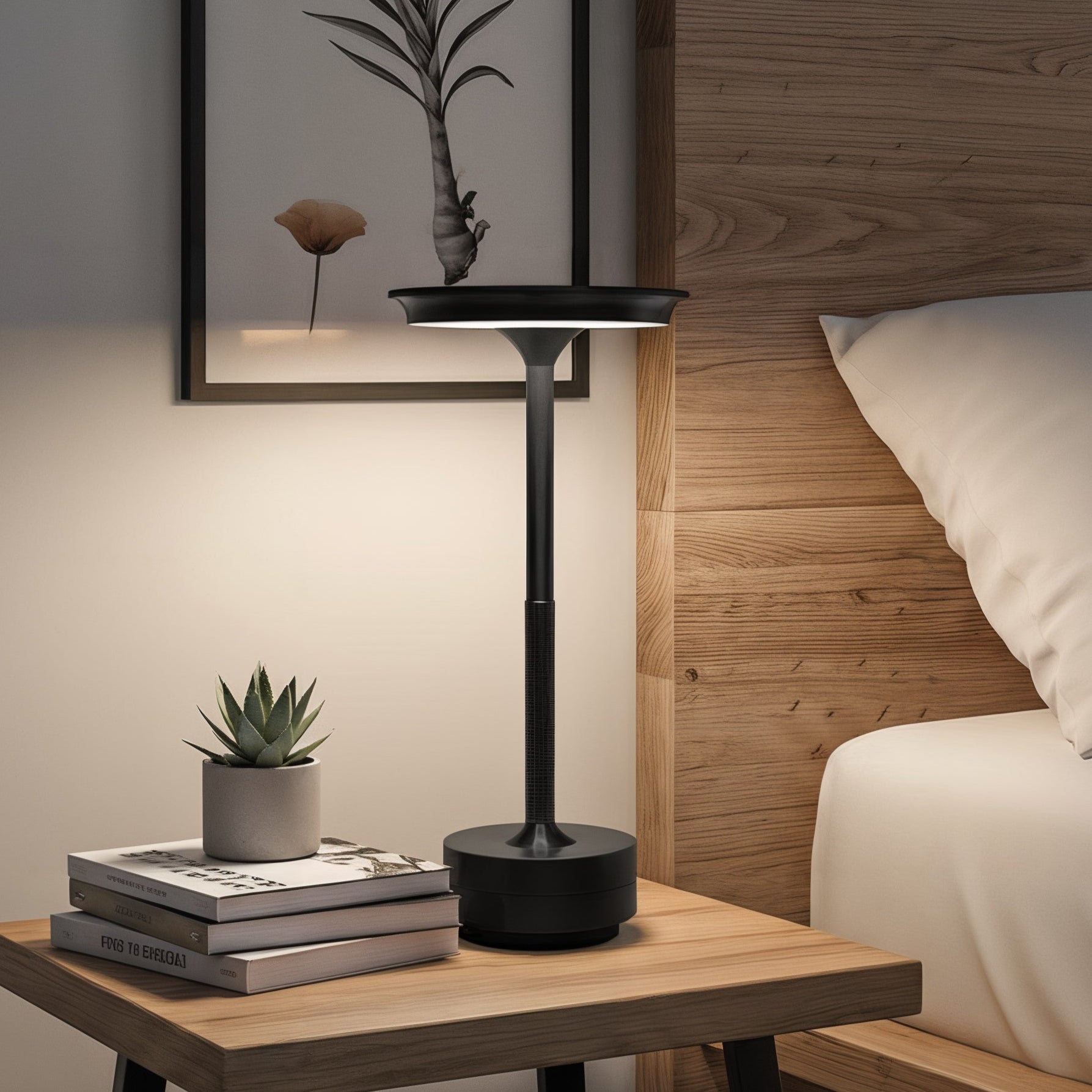 Snoerloze moderne Aura tafellamp