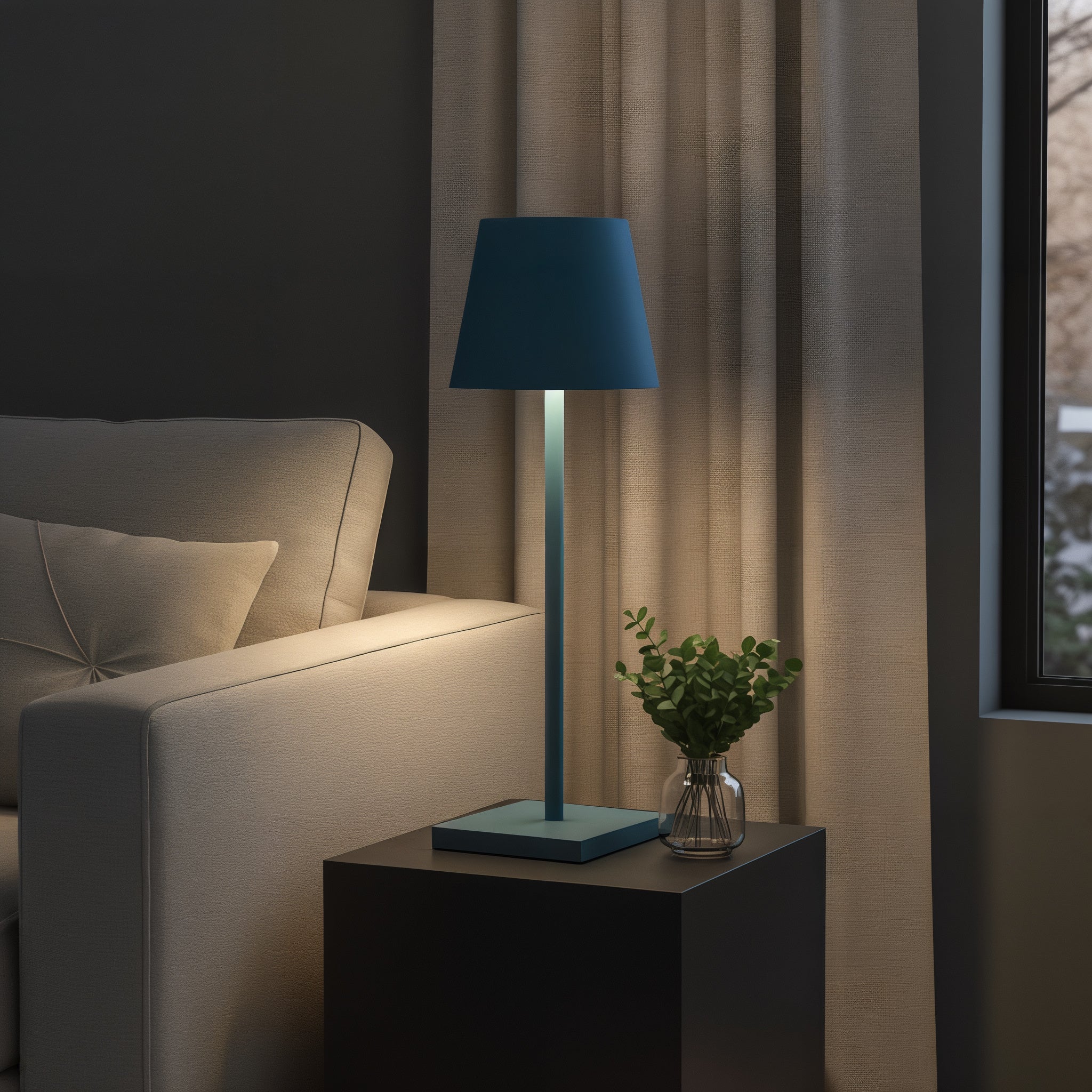 Hedendaagse draadloze moderne tafellamp