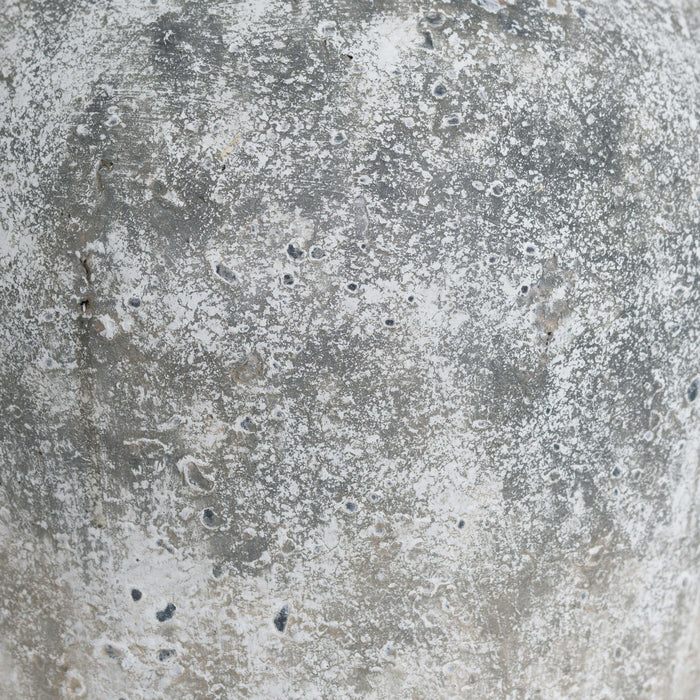 Vaso in ceramica effetto pietra anticata