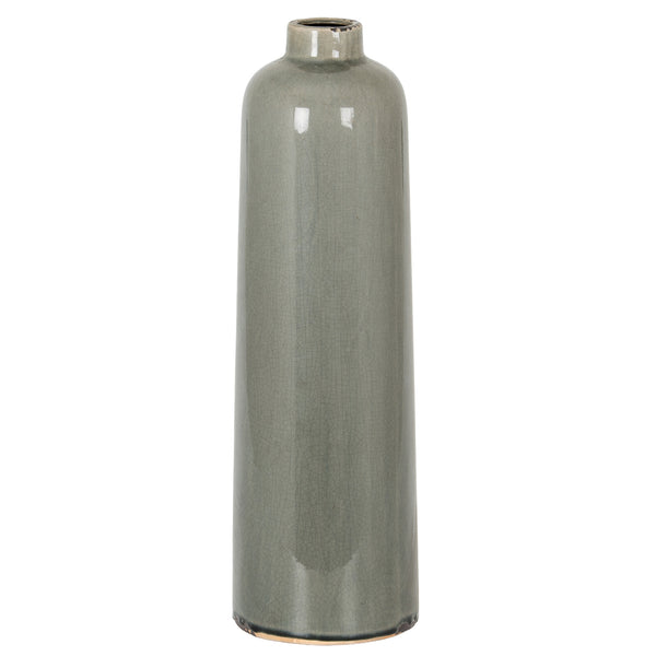 Vaso Raine Garda in ceramica grigia smaltata
