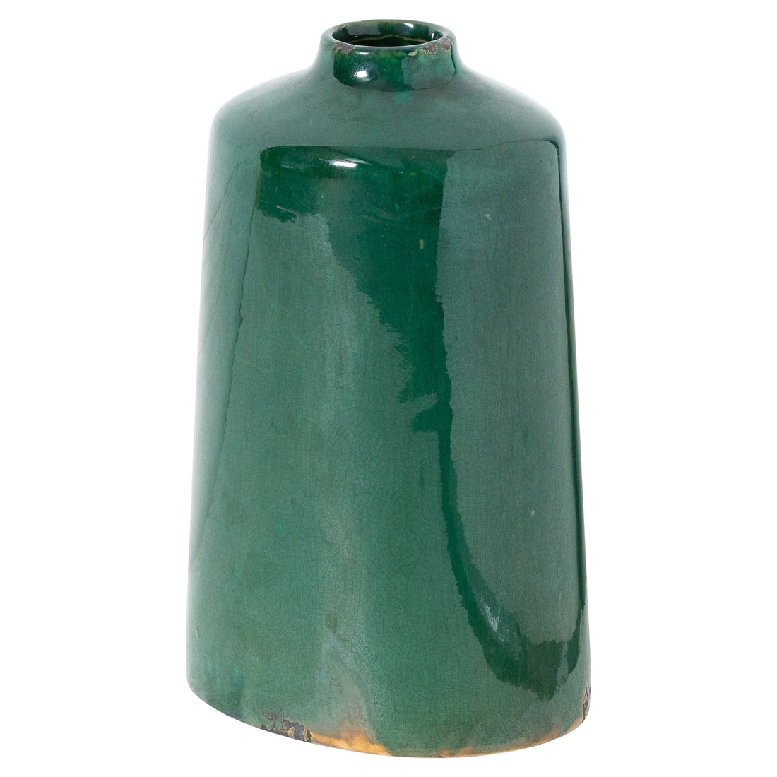 Vaso Liv Garda smaltato color smeraldo