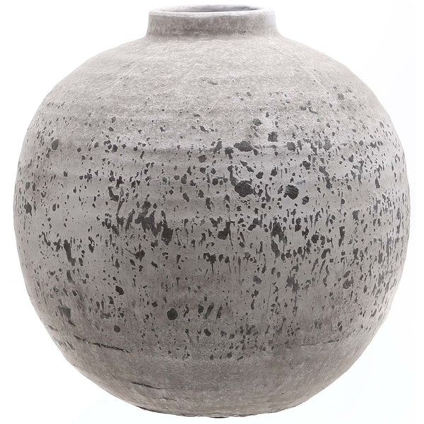 Vaso in ceramica effetto pietra di Tiber