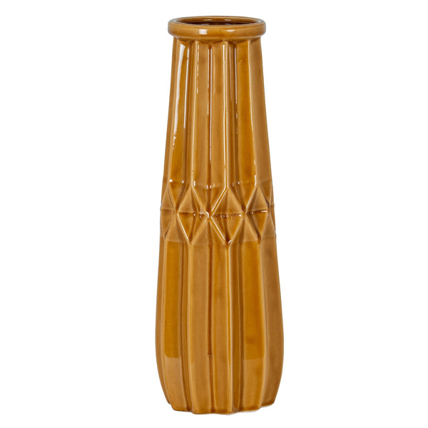 Vaso alto color ocra della collezione Seville