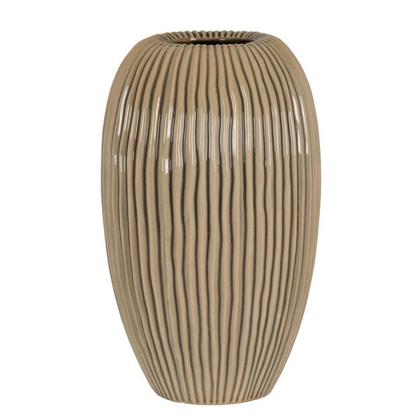 Vaso grande a righe della collezione Palida