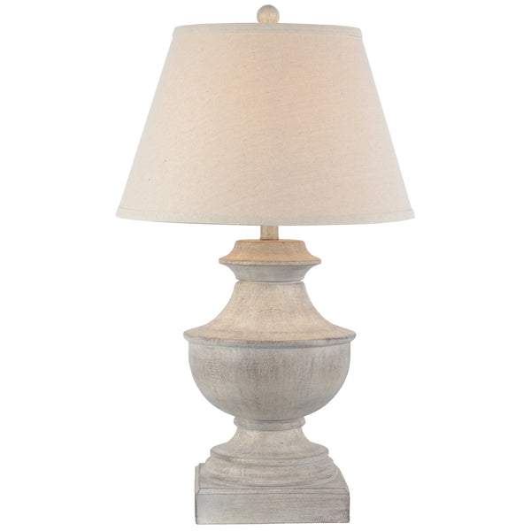 Lampada da tavolo Montara con paralume in lino
