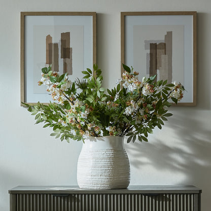 Tava Wide Hewn Vase