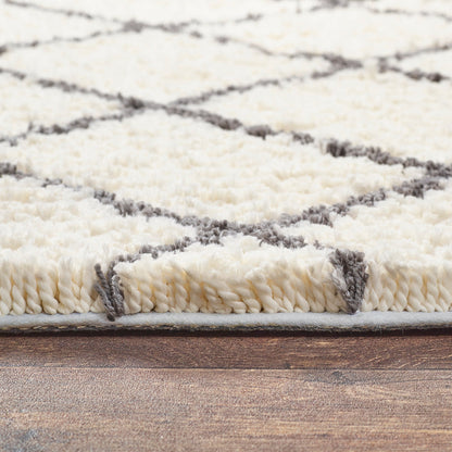 Origins Artisan Diamond White/Grey Rug