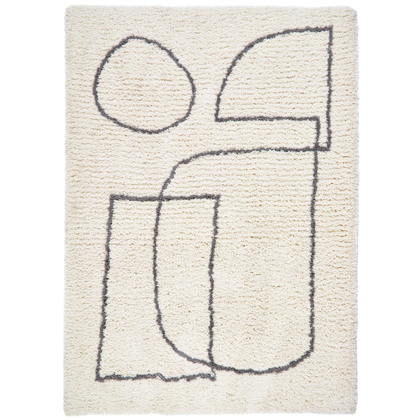 Tappeto Origins Artisan Picasso bianco/grigio