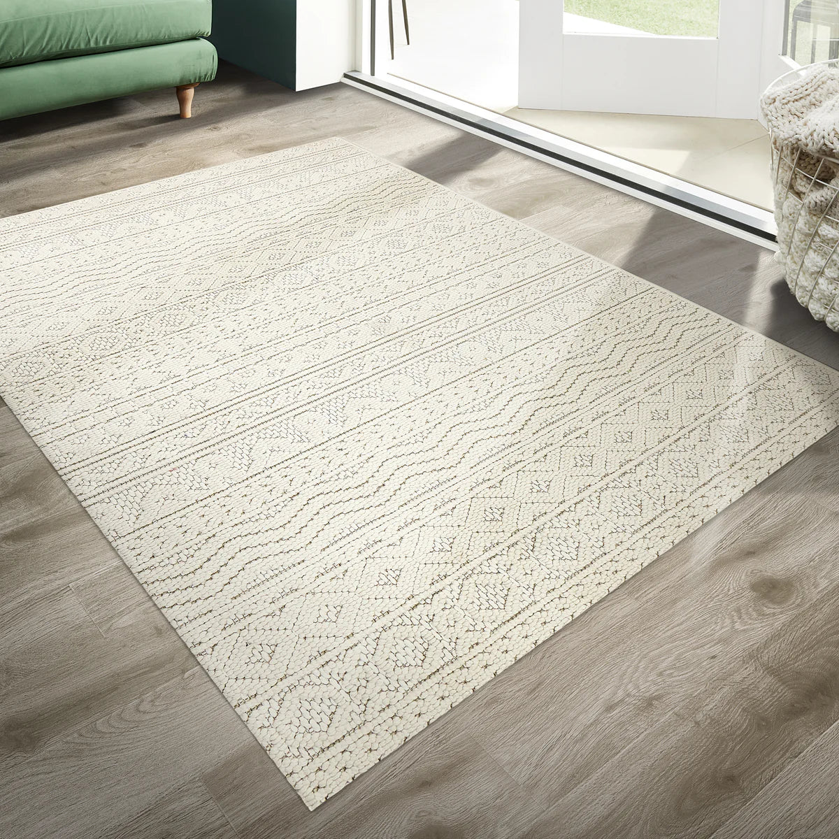 Tapis Origins Atlas Graphic Crème