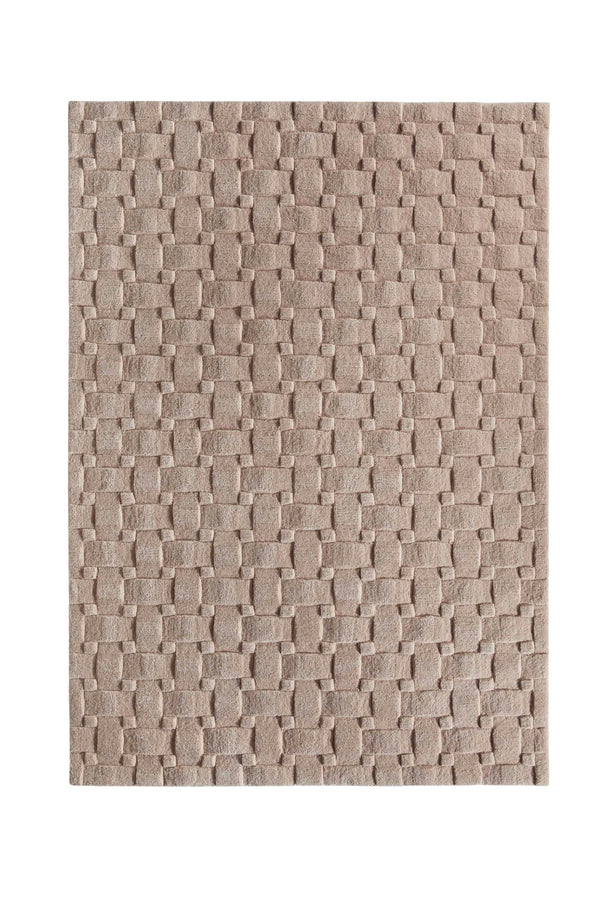 Origins Basketweave 3D Blush Rug