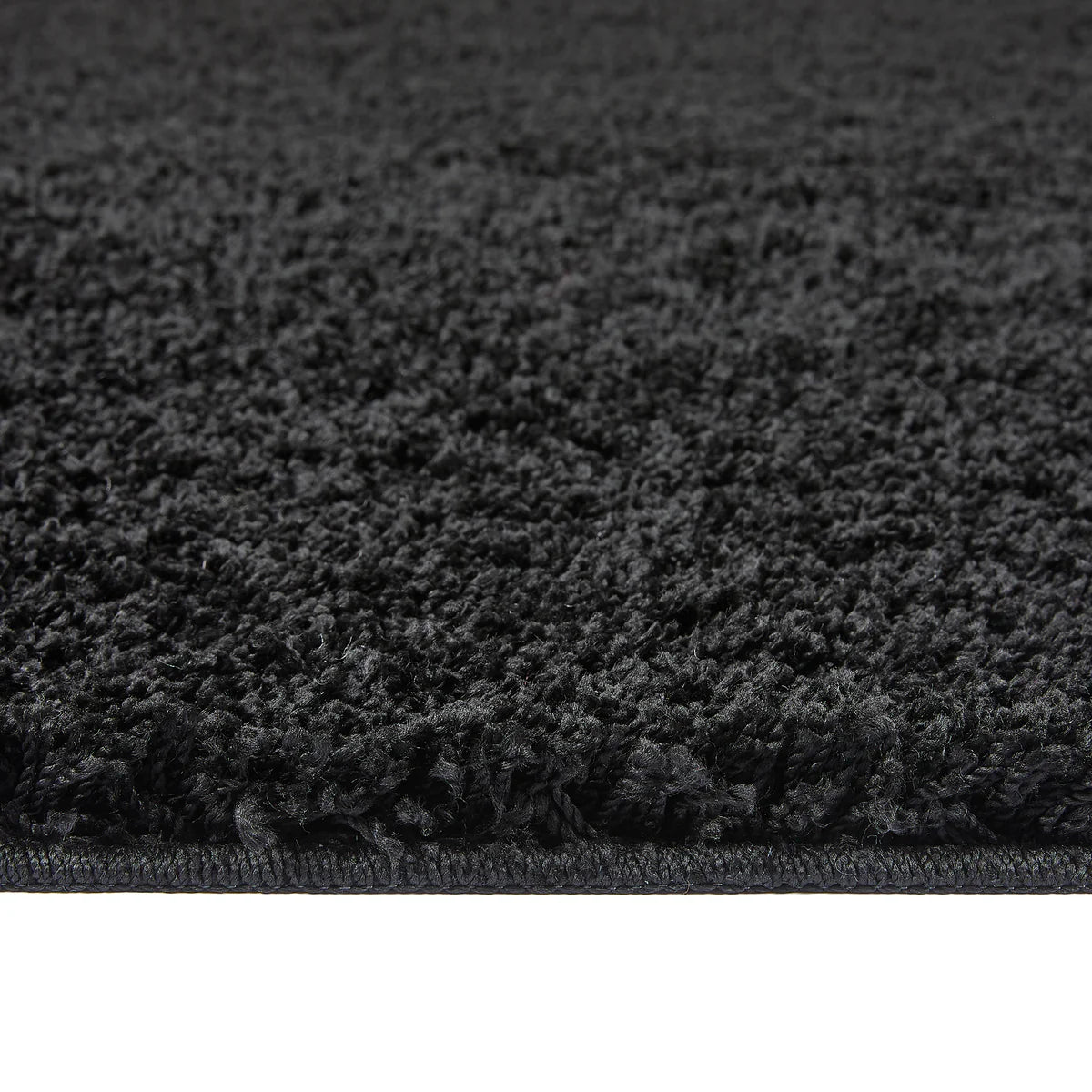 Tapis ultra épais, moelleux, antidérapant et résistant-Gris anthracite