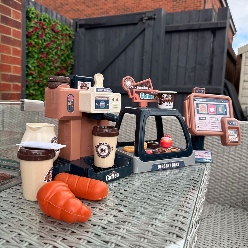 Speelgoedset voor koffie en bakkerij voor kinderen