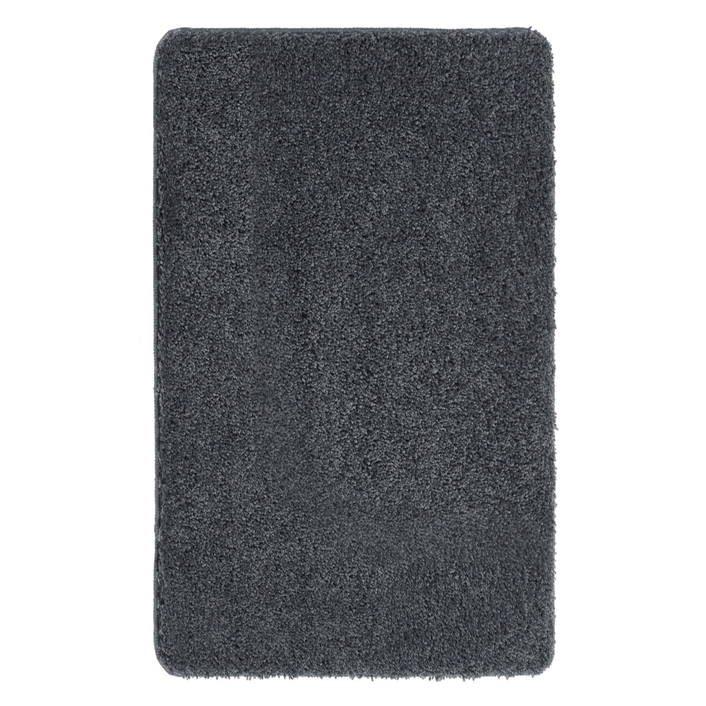 Tapis ultra épais, moelleux, antidérapant et résistant-Gris anthracite