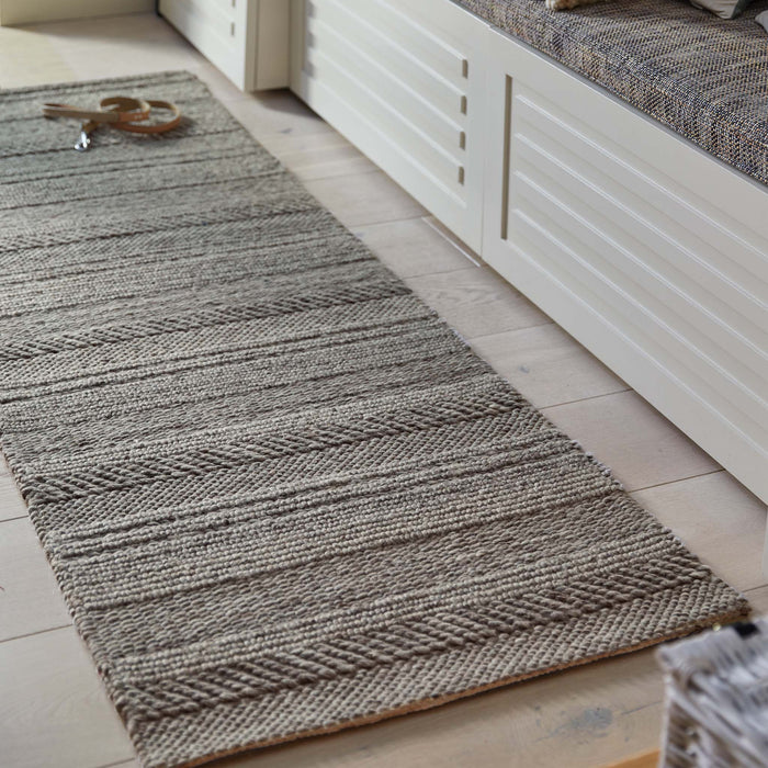 Origins Chunky Knit Natural/Grey Rug