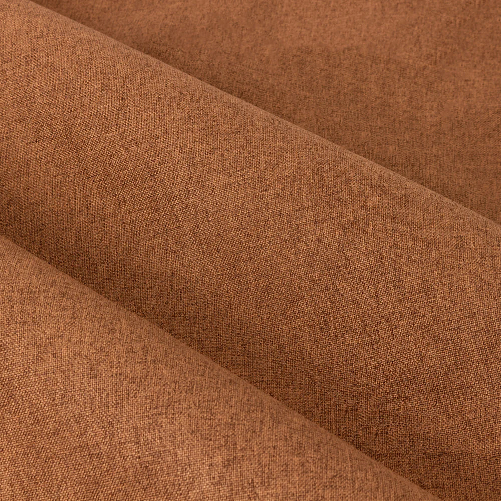 Dawn Textured Thermal Blackout Eyelet Curtains - Brick