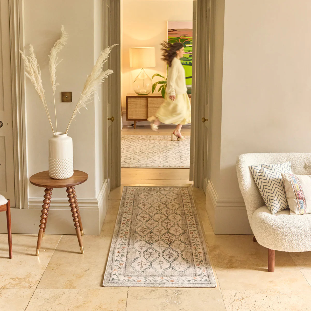 Tapis écologique lavable-Jardin anglais
