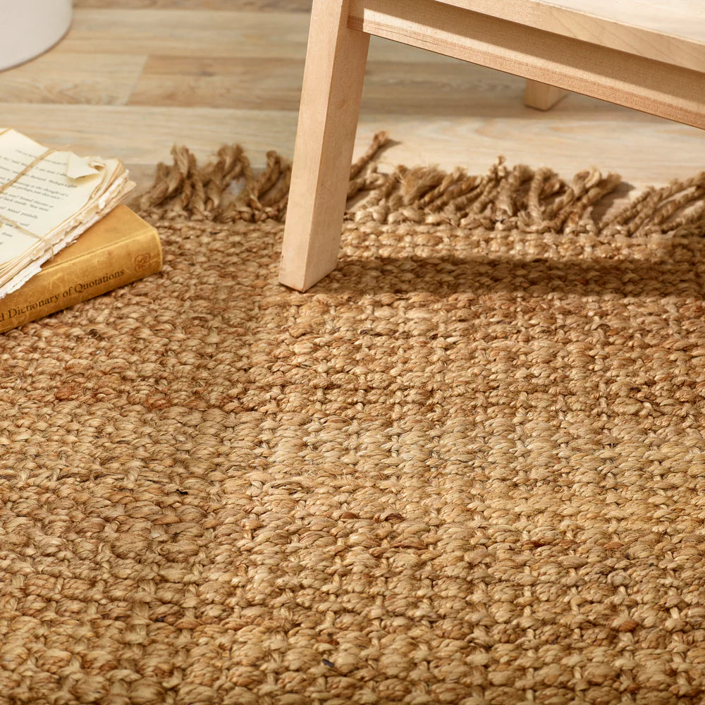 Natural Jute Rug - Jute Area Rug & Jute Runner Rug - Handwoven Natural ...
