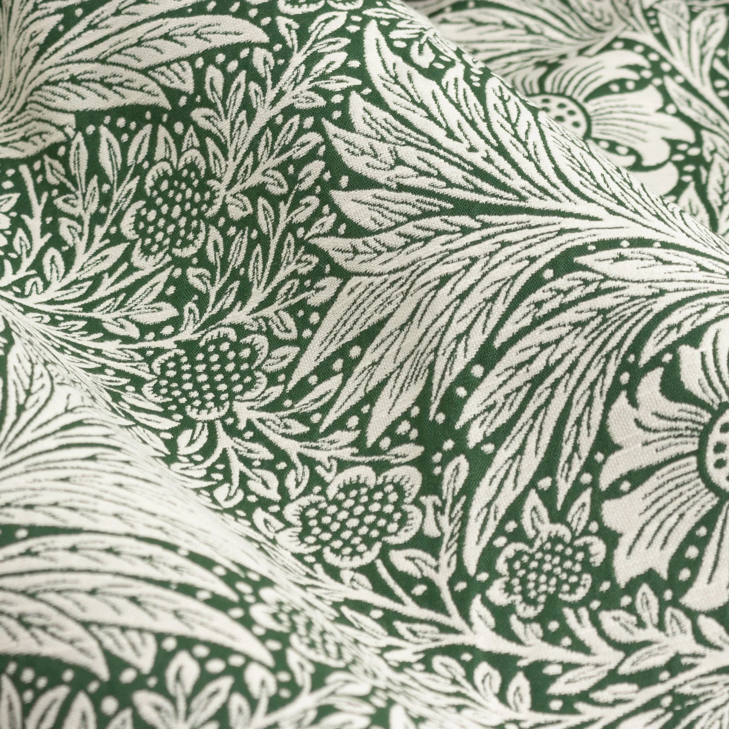 Tende a pieghe a matita in jacquard opaco Acorn Tonal - Salvia