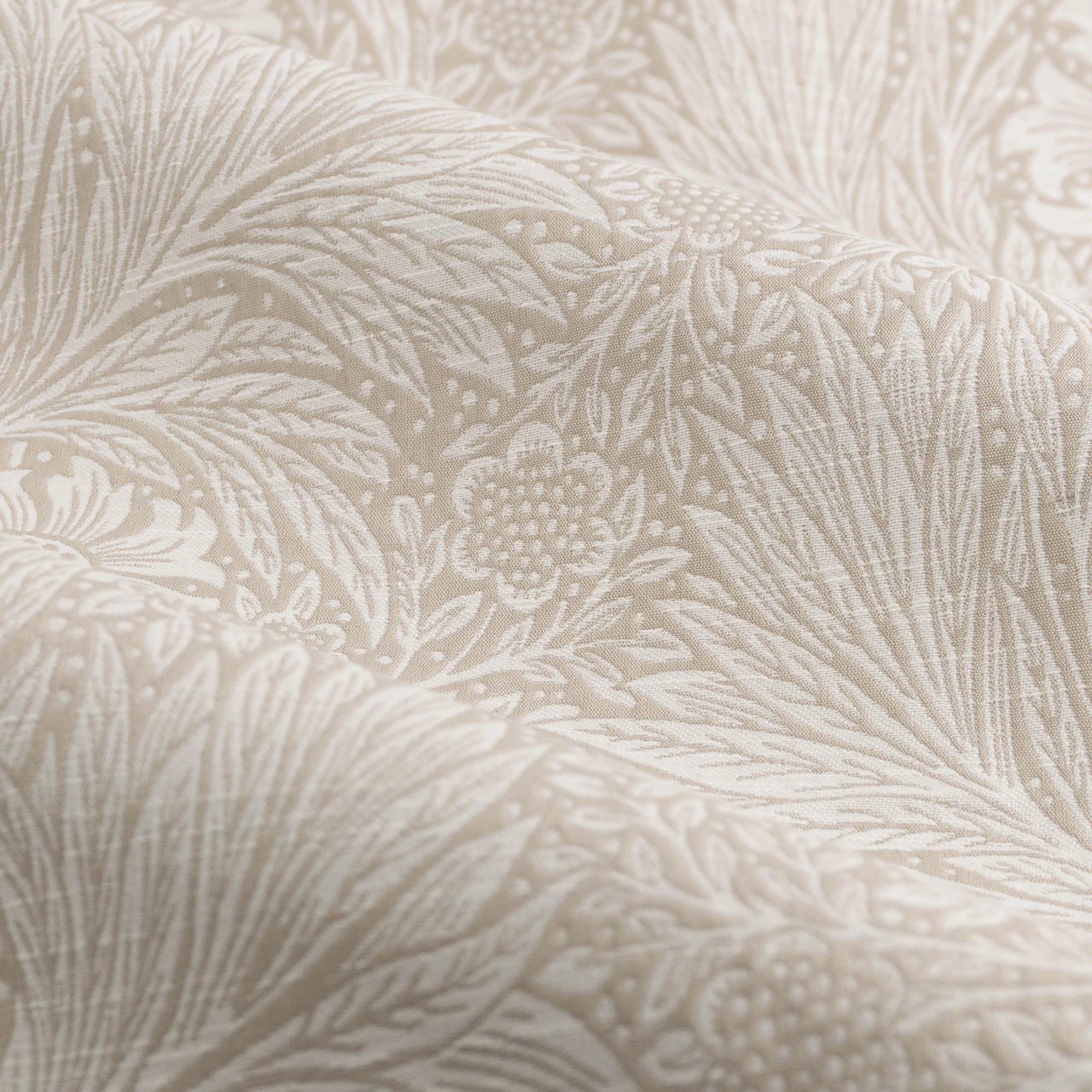 Tende a pieghe a matita in jacquard opaco Acorn Tonal - Salvia