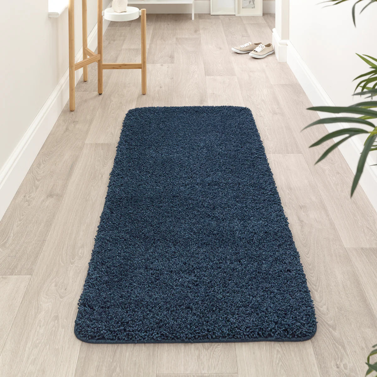 Tapis ultra épais, moelleux, antidérapant et résistant-Gris anthracite