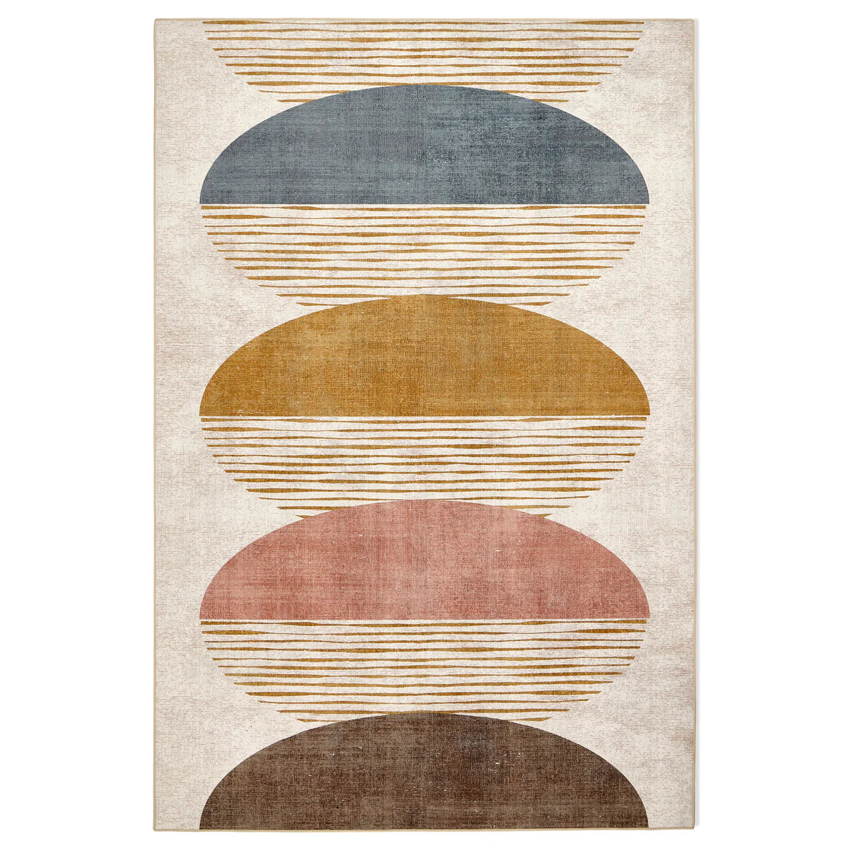 Tapis écologique lavable-Ovale Eclipse