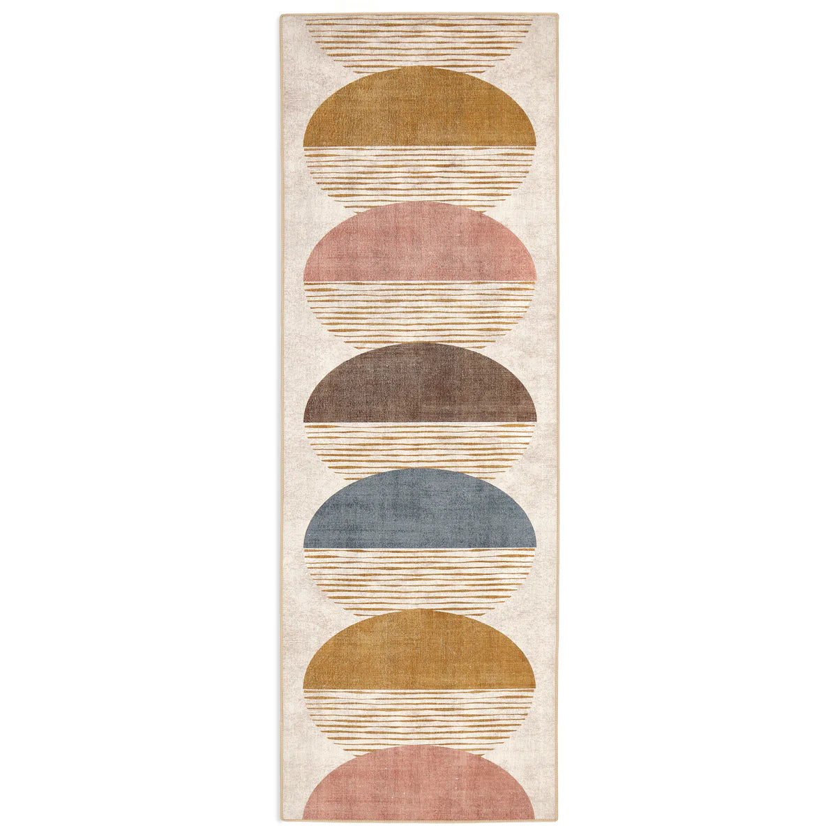 Tapis écologique lavable-Ovale Eclipse