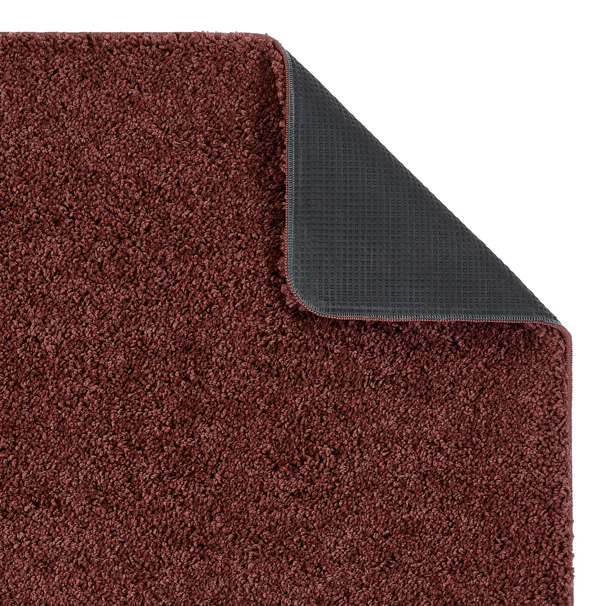 Tapis ultra épais, moelleux, antidérapant et résistant-Gris anthracite