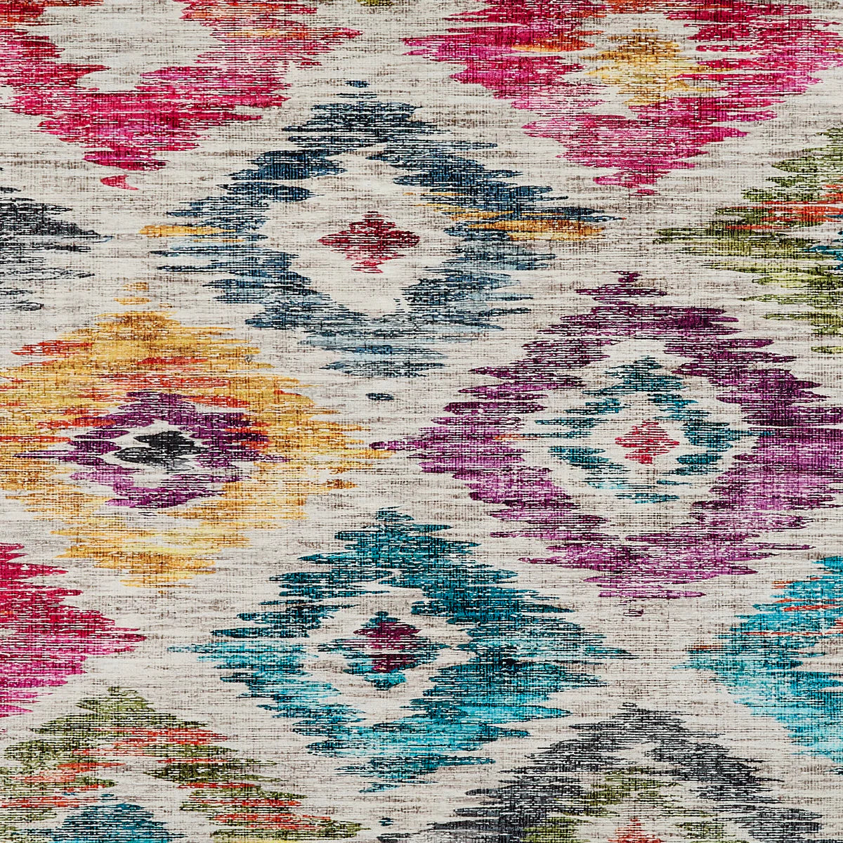 Tapis écologique lavable-Ikat peint
