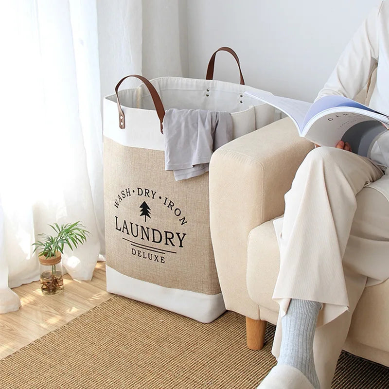 Chic Laundry Hamper With Handles