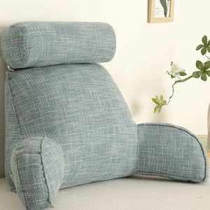 {CLEARANCE SALE} Deluxe Backrest Pillow With Arms & Adjustable Headrest