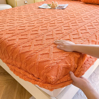 Ultra-Soft Textured Fitted Bed Sheet