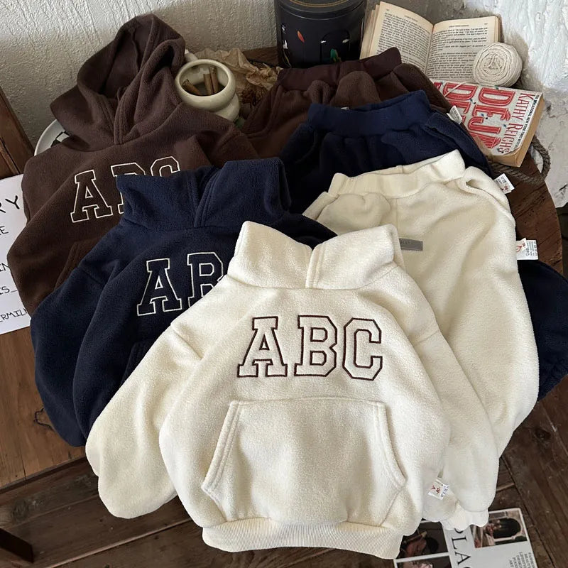 Children's Fur Lined ABC Hoodie