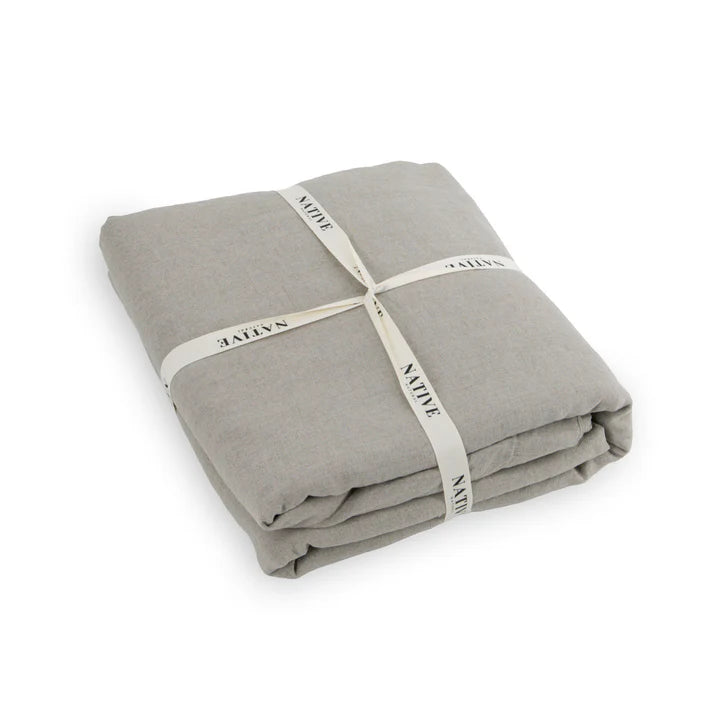 100% Natural Linen Duvet Cover - Beige