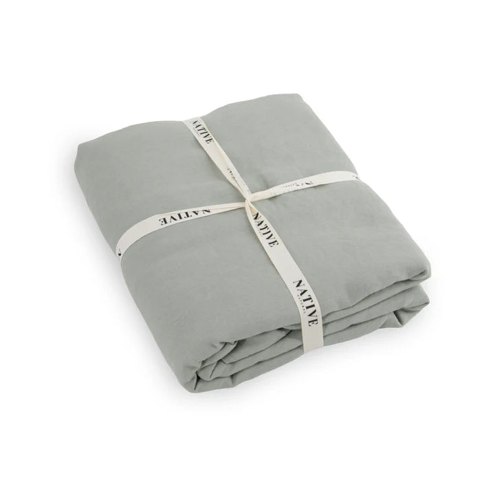 100% Natural Linen Duvet Cover - Stone