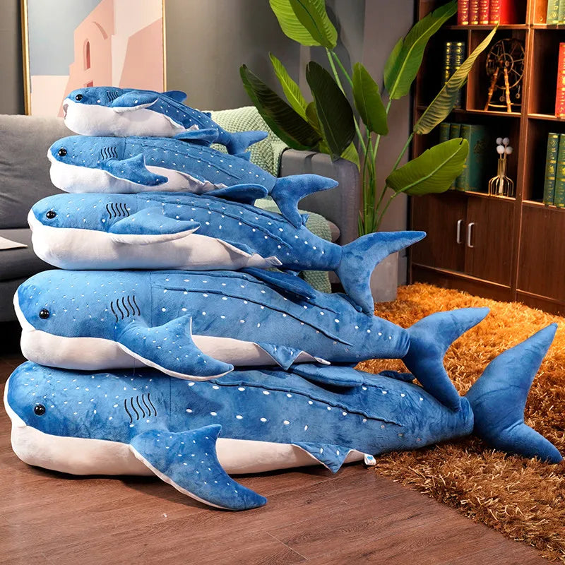 Giant Plush Whale Shark Giant Stuffed Animal Plushy Giant Plushy Blue Whale Shark Children s Soft Toy Soft Toy Kids Gift Gifts For Children Little Jax